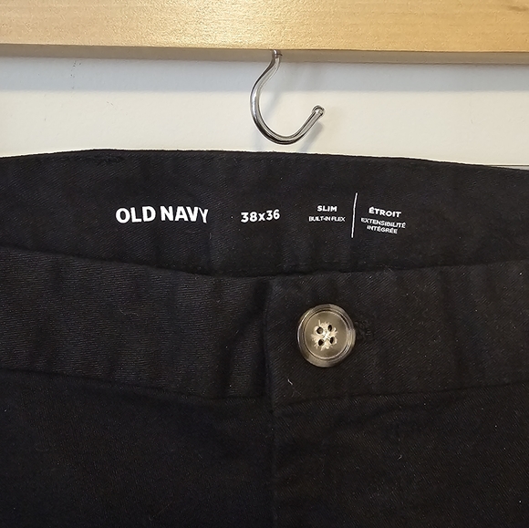 Men's new with tags Old Navy black Chino - Picture 3 of 5